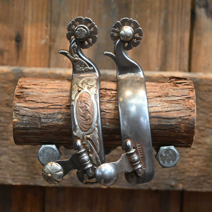 Kerry Kelley Teal Spurs Tack - Spurs Kerry Kelley