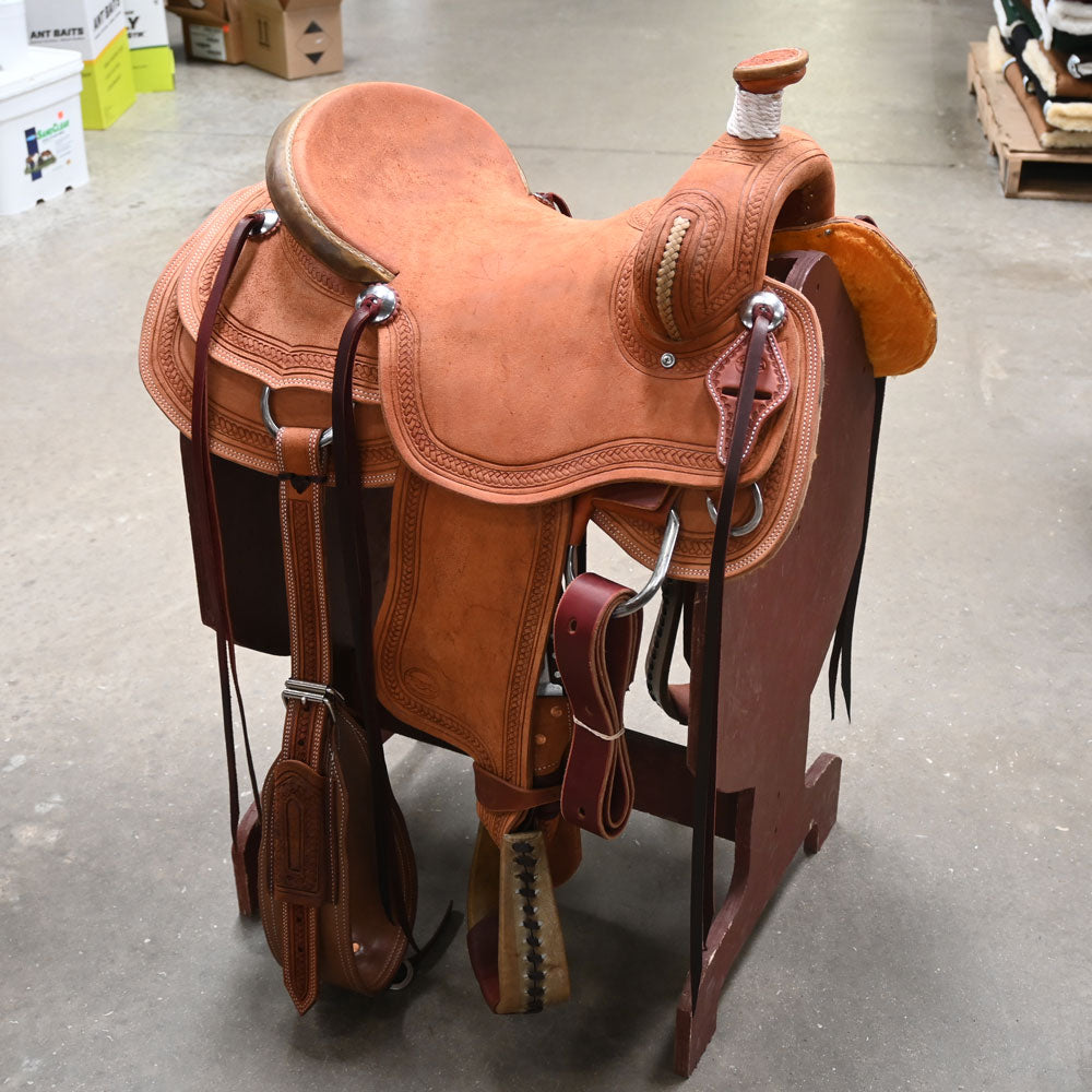 15.5" TESKEY'S RANCH ASSOCIATION SADDLE Saddles - New Teskey's Saddlery