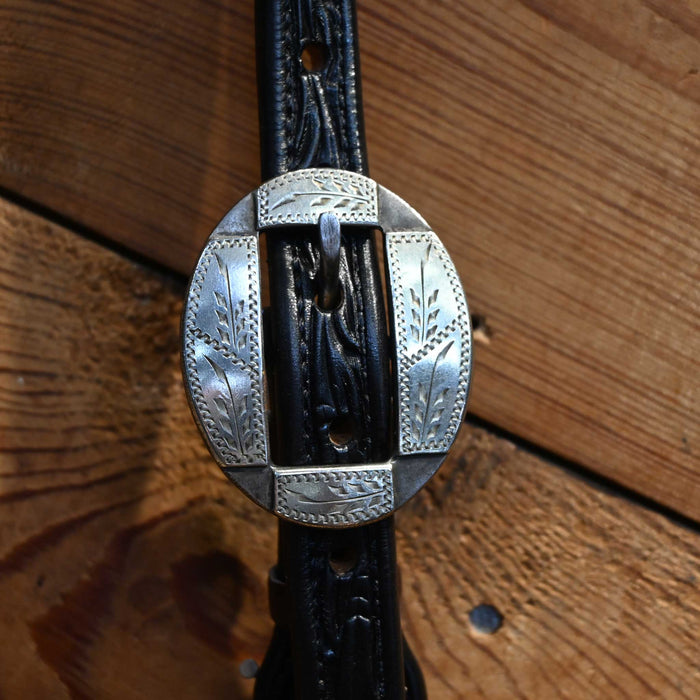 David Haslerig Single Ear Headstall w/Marion Buckle