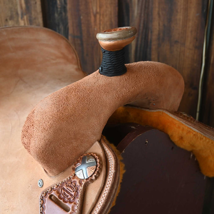 15" TESKEY'S TEAM ROPING SADDLE Saddles - New Teskey's Saddlery