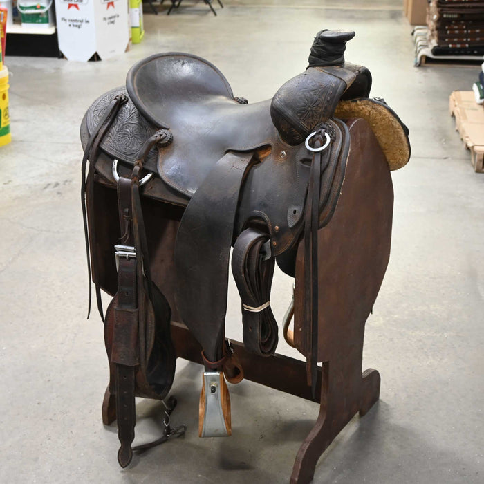16" USED COWPUNCHER RANCH  SADDLE