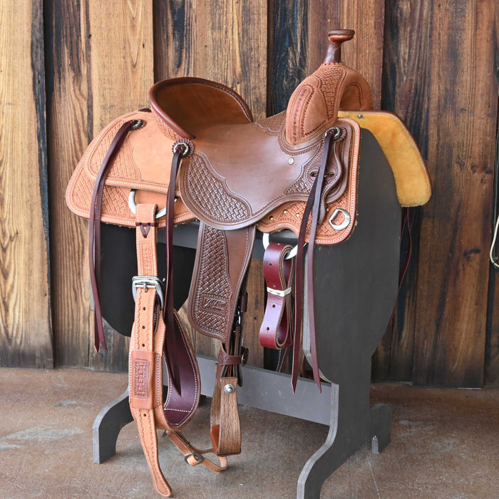 15" JEFF SMITH BUSTER WELCH RANCH CUTTER SADDLE