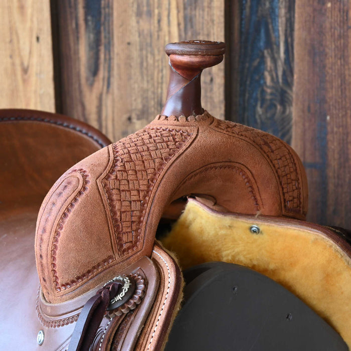 15" JEFF SMITH BUSTER WELCH RANCH CUTTER SADDLE