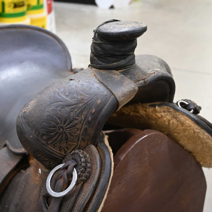16" USED COWPUNCHER RANCH  SADDLE
