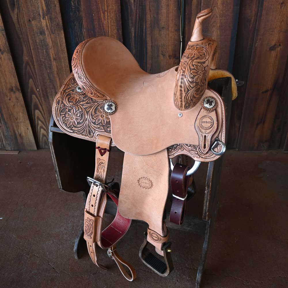 13.5" JEFF SMITH BARREL SADDLE Saddles Jeff Smith   