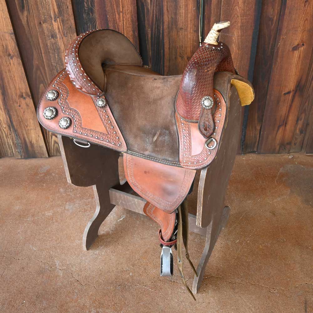 16" USED GENUINE BARREL SADDLE Saddles Genuine Sports