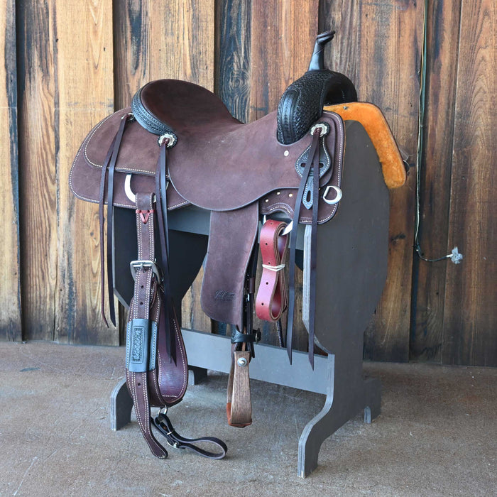 16.5" JEFF SMITH BEAU GALYEAN CUTTING SADDLE