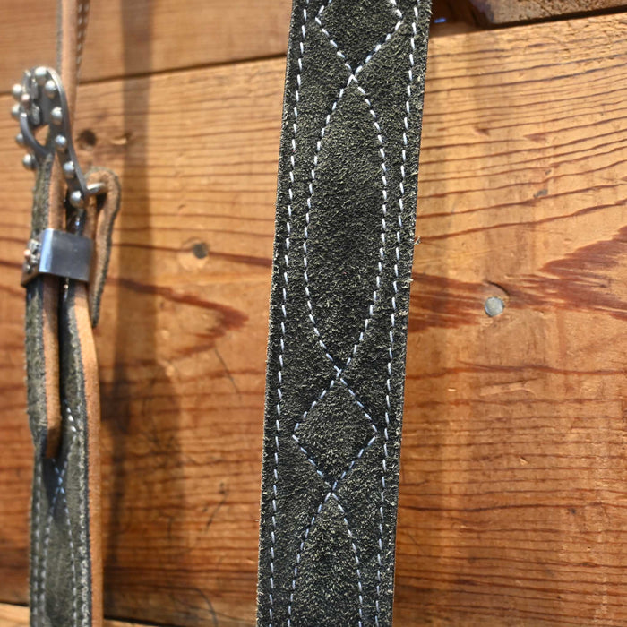 Army Green 3/4" Roughout Gunslinger Headstall