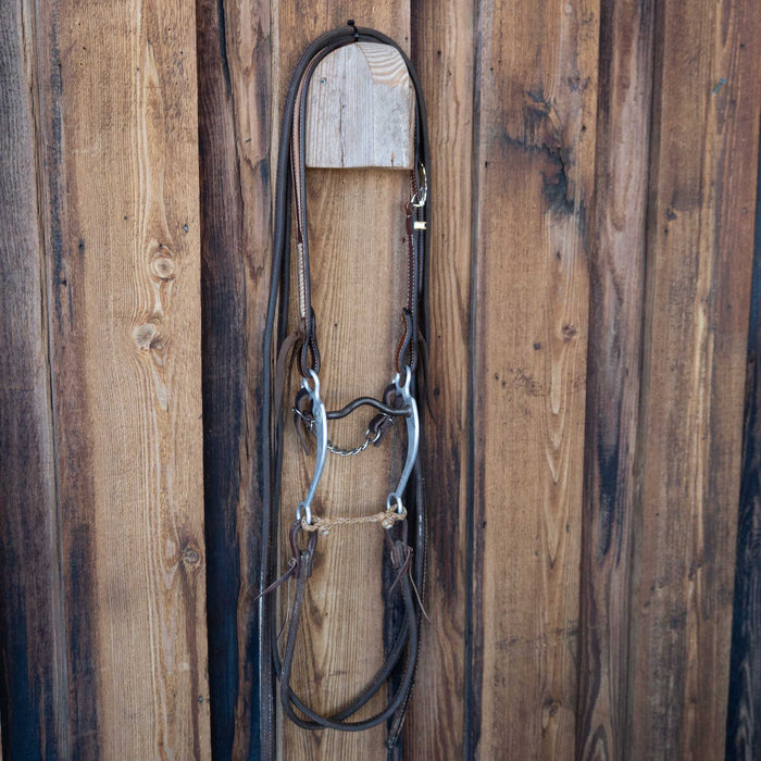Daryl Davis Solid Port Bridle Rig w/Split Ear Headstall