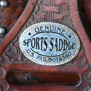 16" USED GENUINE BARREL SADDLE Saddles Genuine Sports