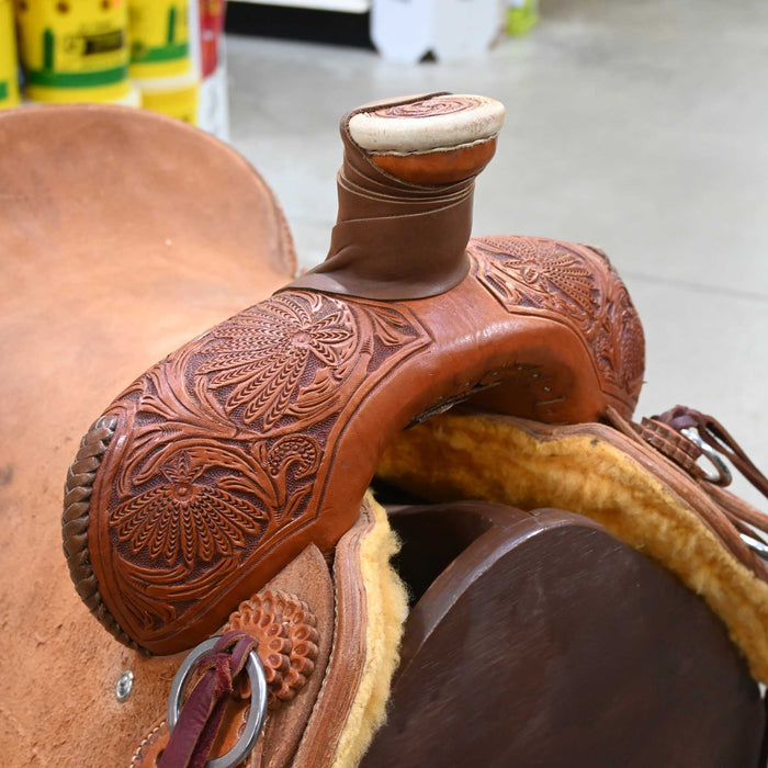 15.5" USED TESKEY'S RANCH SADDLE