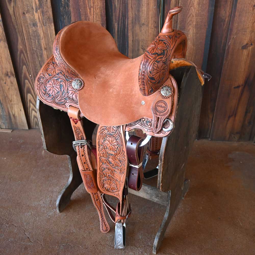 14" JEFF SMITH BARREL SADDLE Saddles Jeff Smith   