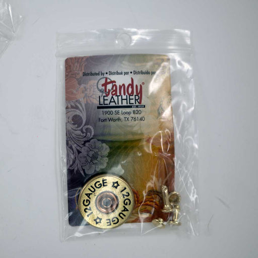 NEW Tandy Leather Shotgun Shell Concho Rivet-back Lot Of 6 Sale Barn Teskey's   