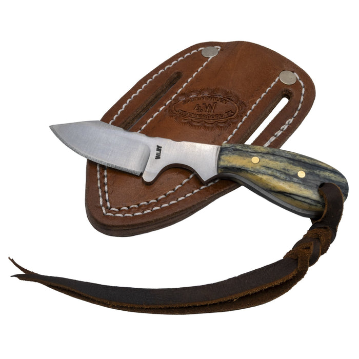 Justin Wiley Handmade Carbon Steel Short Skinner Knife