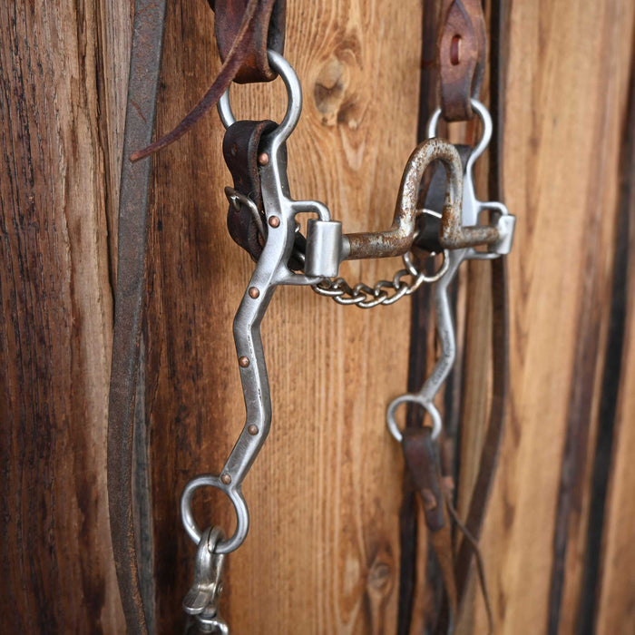 Classic Equine Solid Port Bridle Rig w/Split Ear Headstall