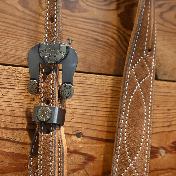 Deer Tan 3/4" Roughout Gunslinger Headstall