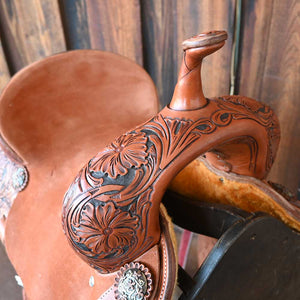 14" JEFF SMITH BARREL SADDLE Saddles Jeff Smith   