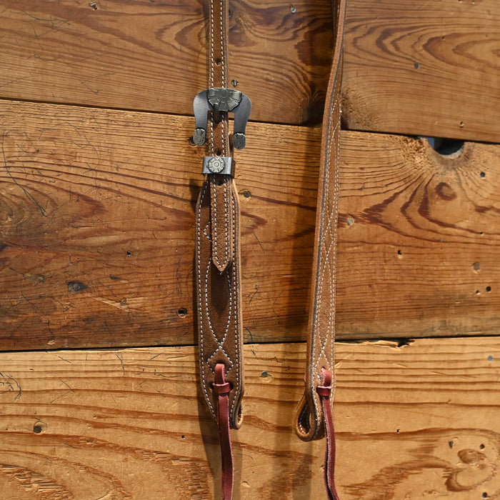 Deer Tan 3/4" Roughout Gunslinger Headstall