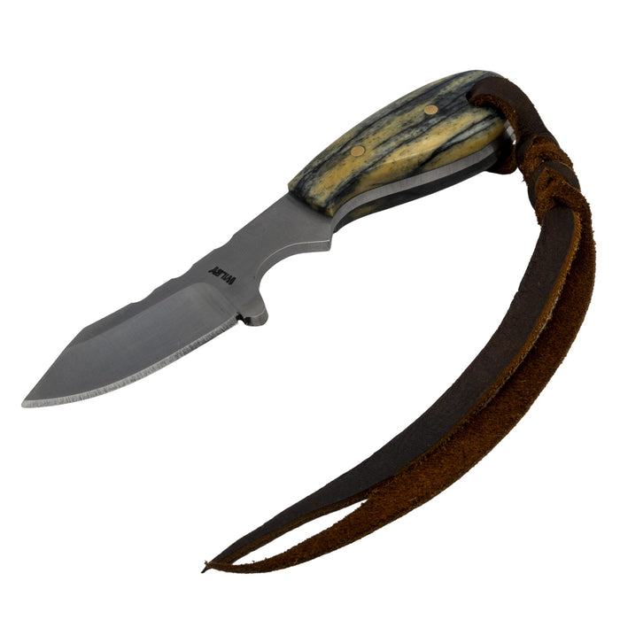 Justin Wiley Handmade Carbon Steel Short Skinner Knife