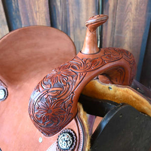 13.5" JEFF SMITH BARREL SADDLE Saddles Jeff Smith   