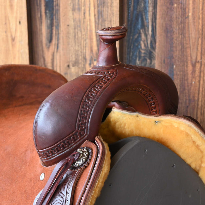 16" JEFF SMITH BUSTER WELCH RANCH CUTTER SADDLE