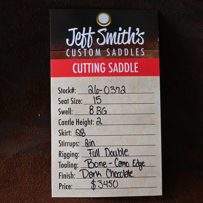 15" JEFF SMITH BEAU GALYEAN CUTTING SADDLE