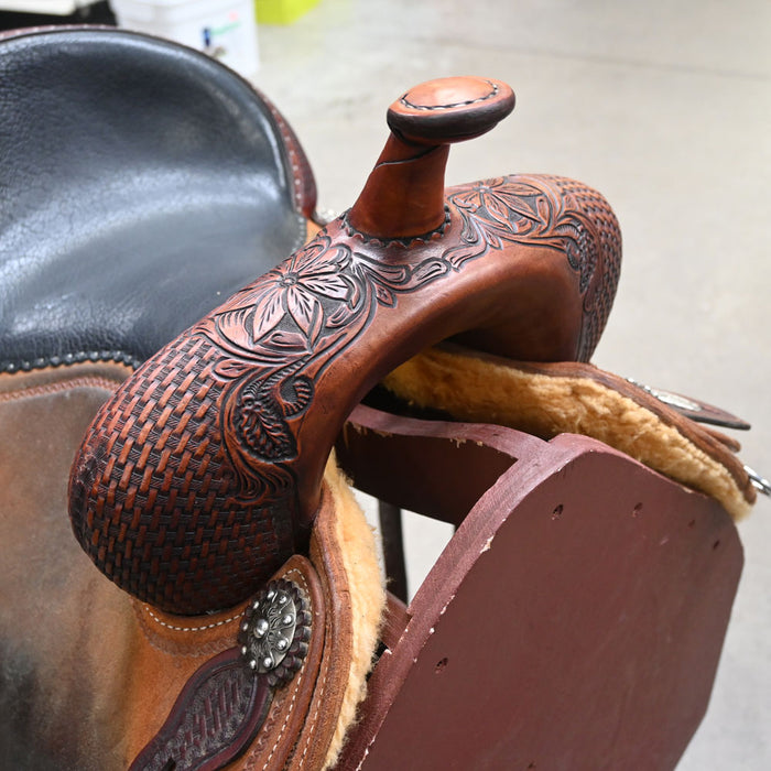 15" USED MARTIN FEARLESS BARREL SADDLE Saddles - Used Martin Saddlery