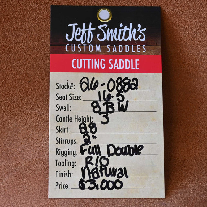 16.5" JEFF SMITH BUSTER WELCH CUTTING SADDLE