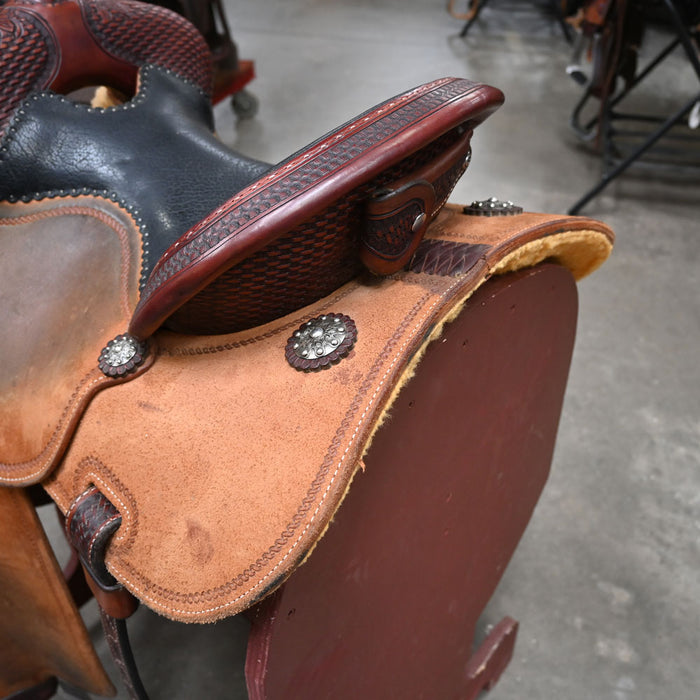 15" USED MARTIN FEARLESS BARREL SADDLE Saddles - Used Martin Saddlery