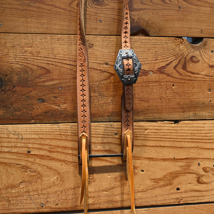 Handmade Headstall by Bill Plummer w/a Kerry Kelley Buckle