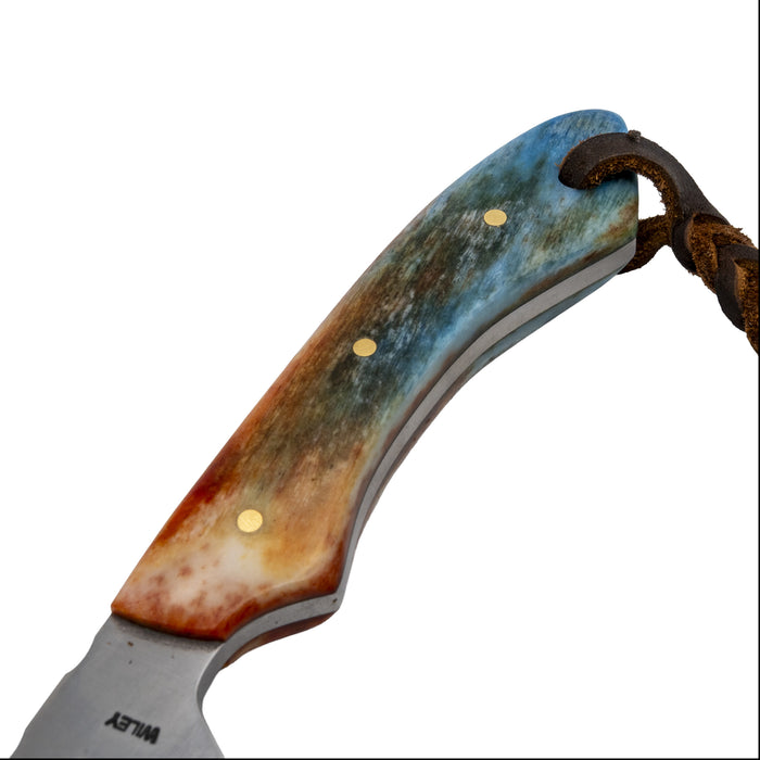 Justin Wiley Colorful Handmade Carbon Steel Camp Knife