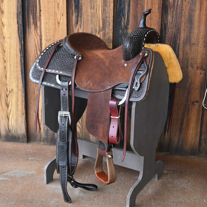15" JEFF SMITH BEAU GALYEAN CUTTING SADDLE