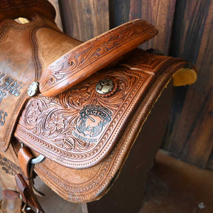 15" USED SCOTT THOMAS ROPING SADDLE Saddles Scott Thomas