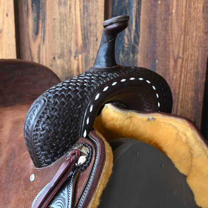 15" JEFF SMITH BEAU GALYEAN CUTTING SADDLE