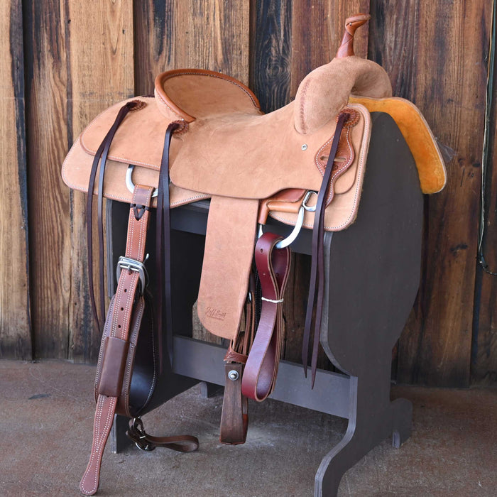 16" JEFF SMITH BEAU GALYEAN CUTTING SADDLE