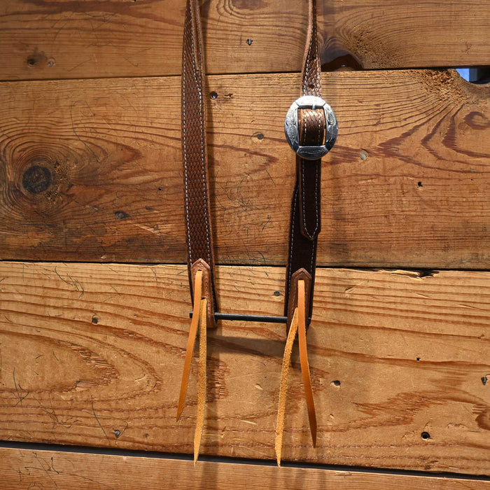 Tooled Headstall by Bill Plummer w/a KAMPHAUS Buckle 538