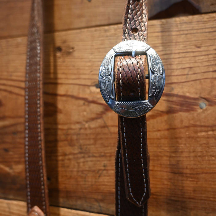 Tooled Headstall by Bill Plummer w/a KAMPHAUS Buckle 538