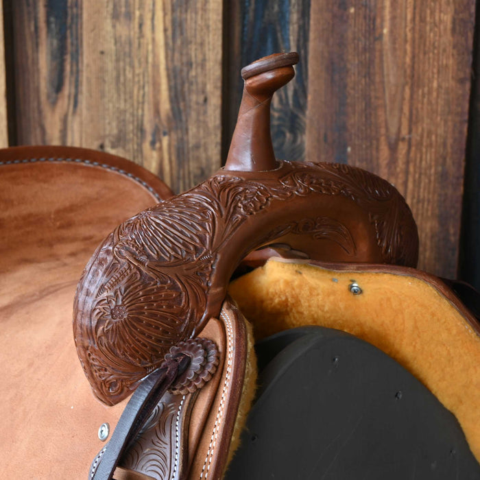 15" JEFF SMITH BEAU GALYEAN CUTTING SADDLE
