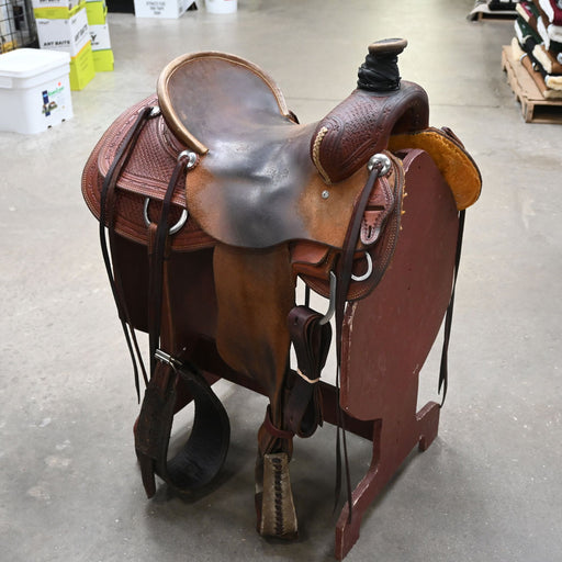 15.5" USED TESKEY'S RANCH ASSOCIATION SADDLE Saddles - Used Teskey's Saddlery