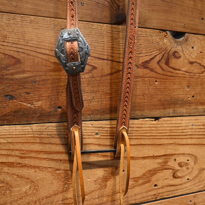 Handmade Headstall by Bill Plummer w/a Kerry Kelley Buckle 539