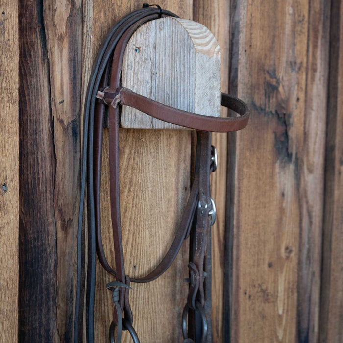 Quisenberry O-Ring Twisted Wire Snaffle Bridle Rig w/Browband Headstall