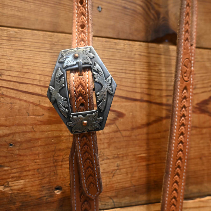 Handmade Headstall by Bill Plummer w/a Kerry Kelley Buckle 539