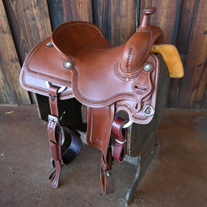 16" JEFF SMITH RANCH CUTTER SADDLE Saddles Jeff Smith   