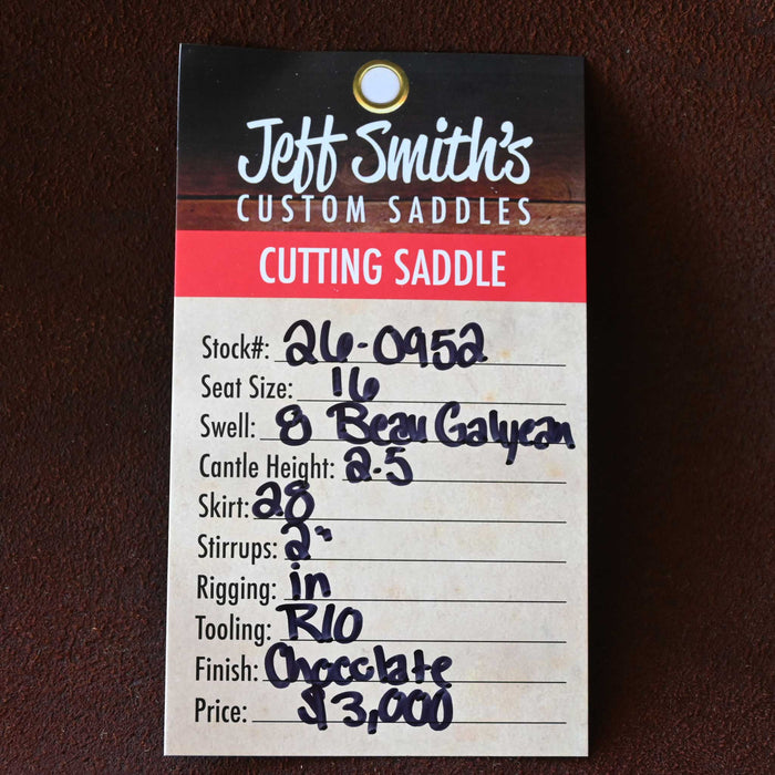 16" JEFF SMITH BEAU GALYEAN CUTTING SADDLE