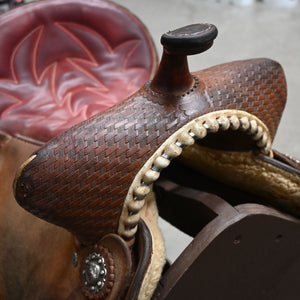 13.5" USED SHILOH BARREL SADDLE Saddles Shiloh Saddlery   