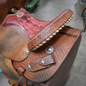 13.5" USED SHILOH BARREL SADDLE Saddles Shiloh Saddlery   