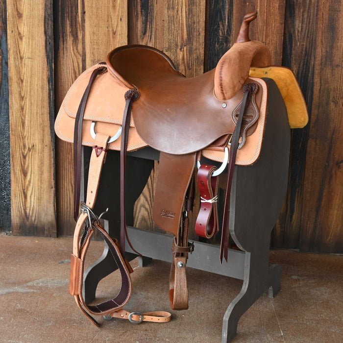 16.5" JEFF SMITH BEAU GALYEAN CUTTING SADDLE