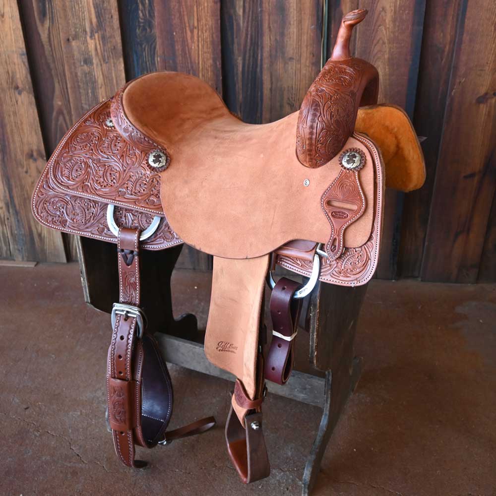 16.5" JEFF SMITH CUTTING SADDLE Saddles Jeff Smith   