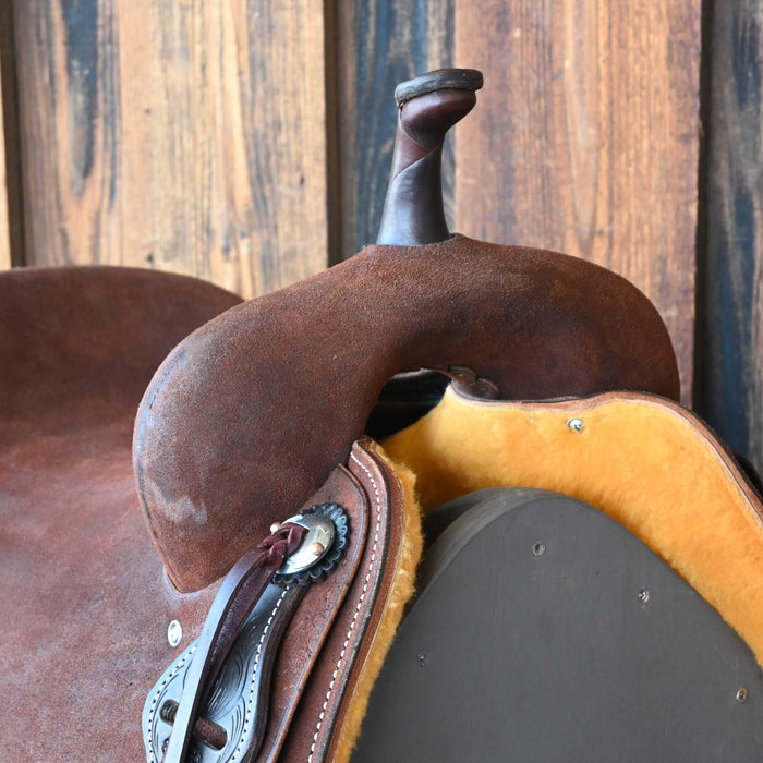 16" JEFF SMITH BEAU GALYEAN CUTTING SADDLE