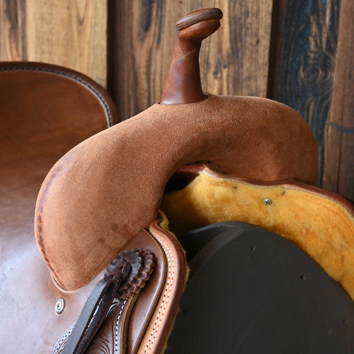 16.5" JEFF SMITH BEAU GALYEAN CUTTING SADDLE